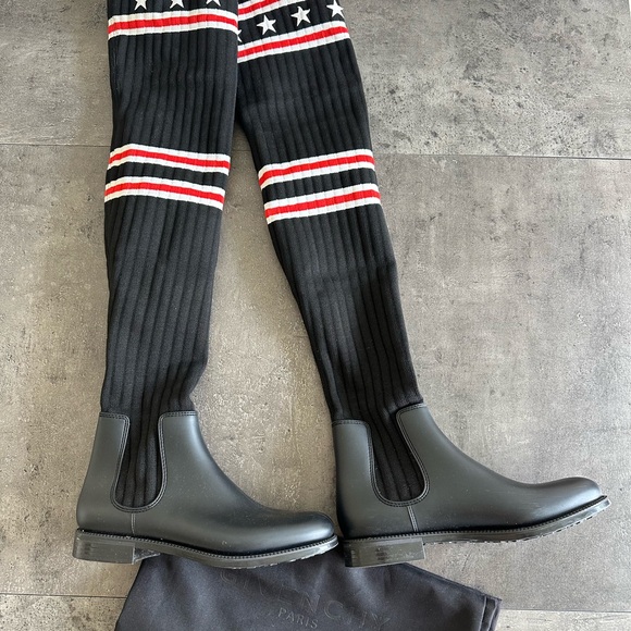 Givenchy storm over the knee sock rain boots - Picture 6 of 8